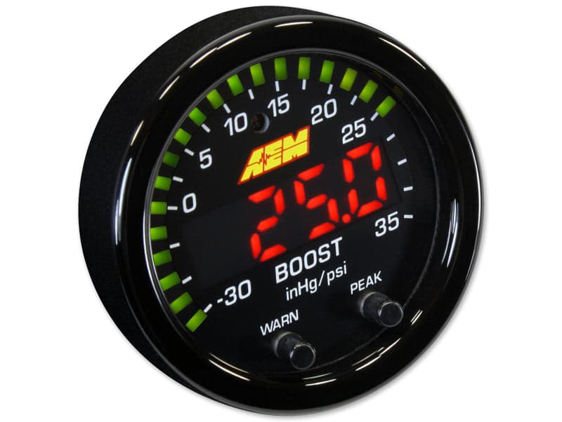 AEM - 35PSI / 2.5BAR Boost Display - X-Series Gauge