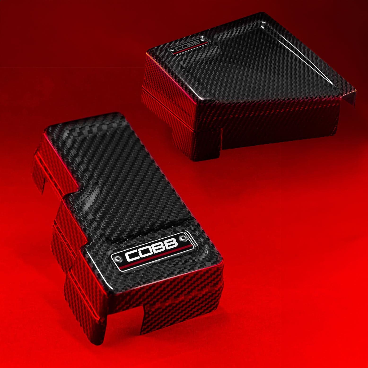 Cobb Tuning - Redline Carbon Fibre Fuse Cover Set (Passenger + Driver) - WRX VB/VN 22+