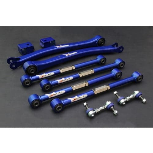 Hardrace - Rear Adjustable Arms Hardened Rubber - WRX/STi (94-00)
