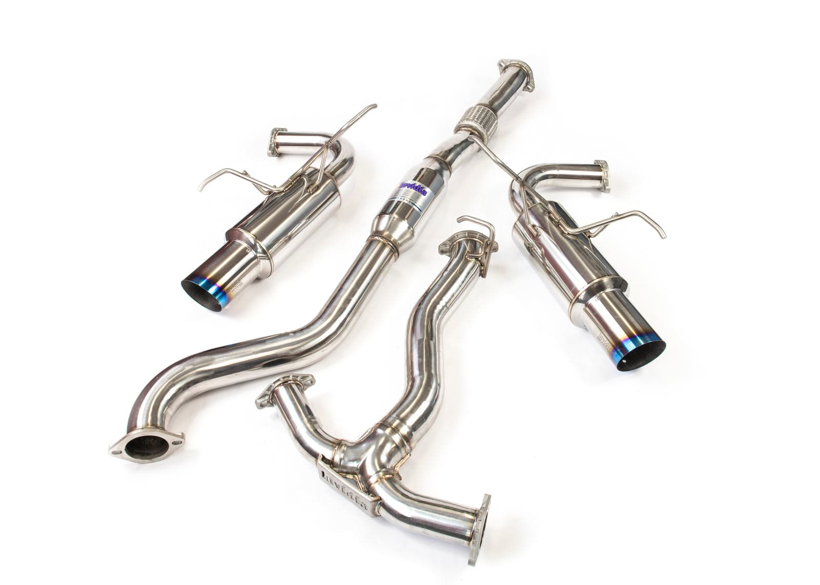 Invidia - N1 Turbo back Exhaust - Ti Tips (STi 15+)