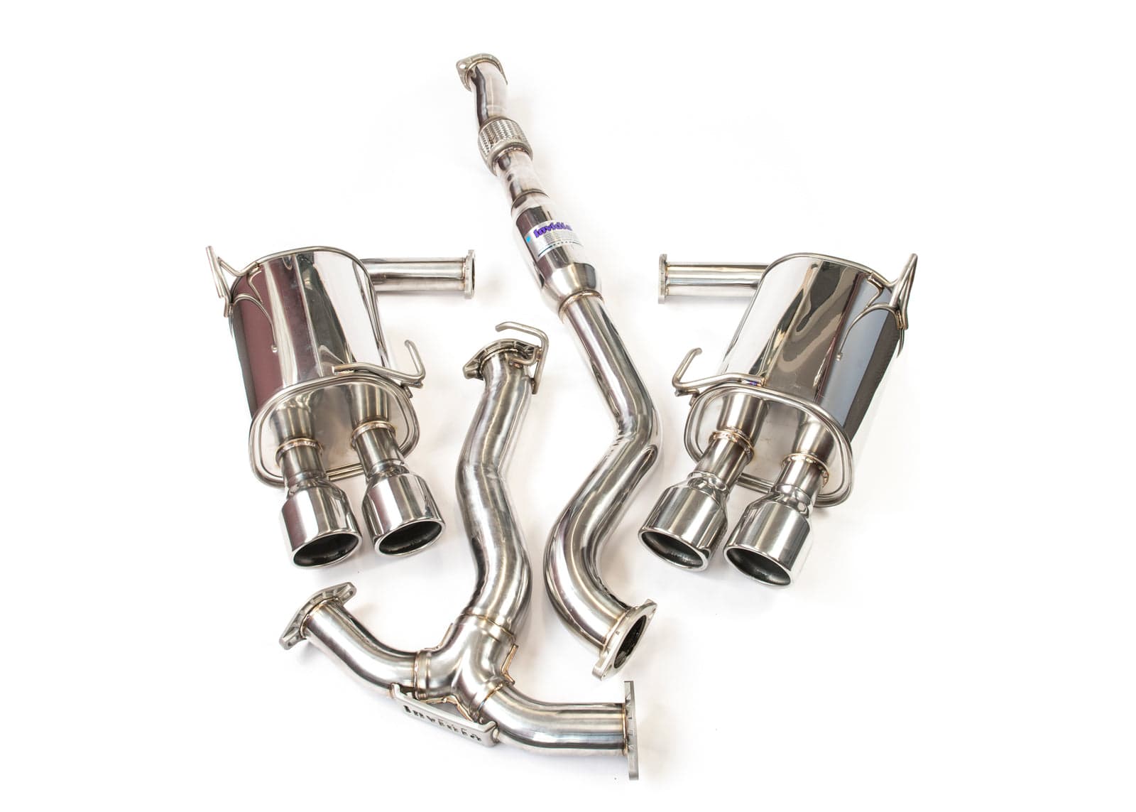 Invidia - Q300 Cat back Exhaust - SS Tips (WRX VB 22+) Sedan