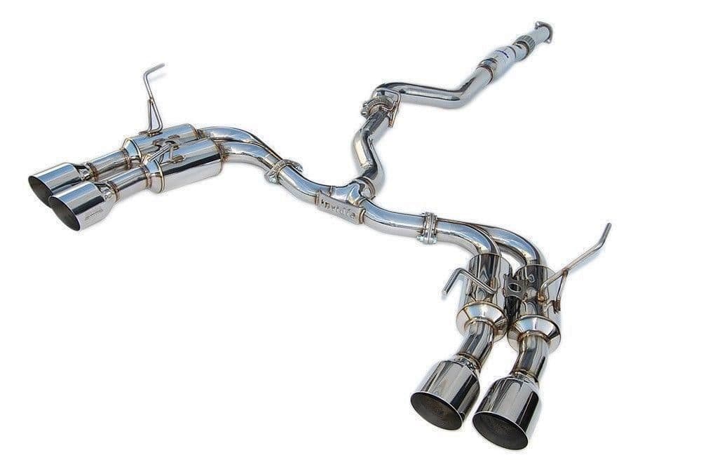 Invidia - R400 Turbo back Exhaust - SS Tips (WRX 15+ Manual)