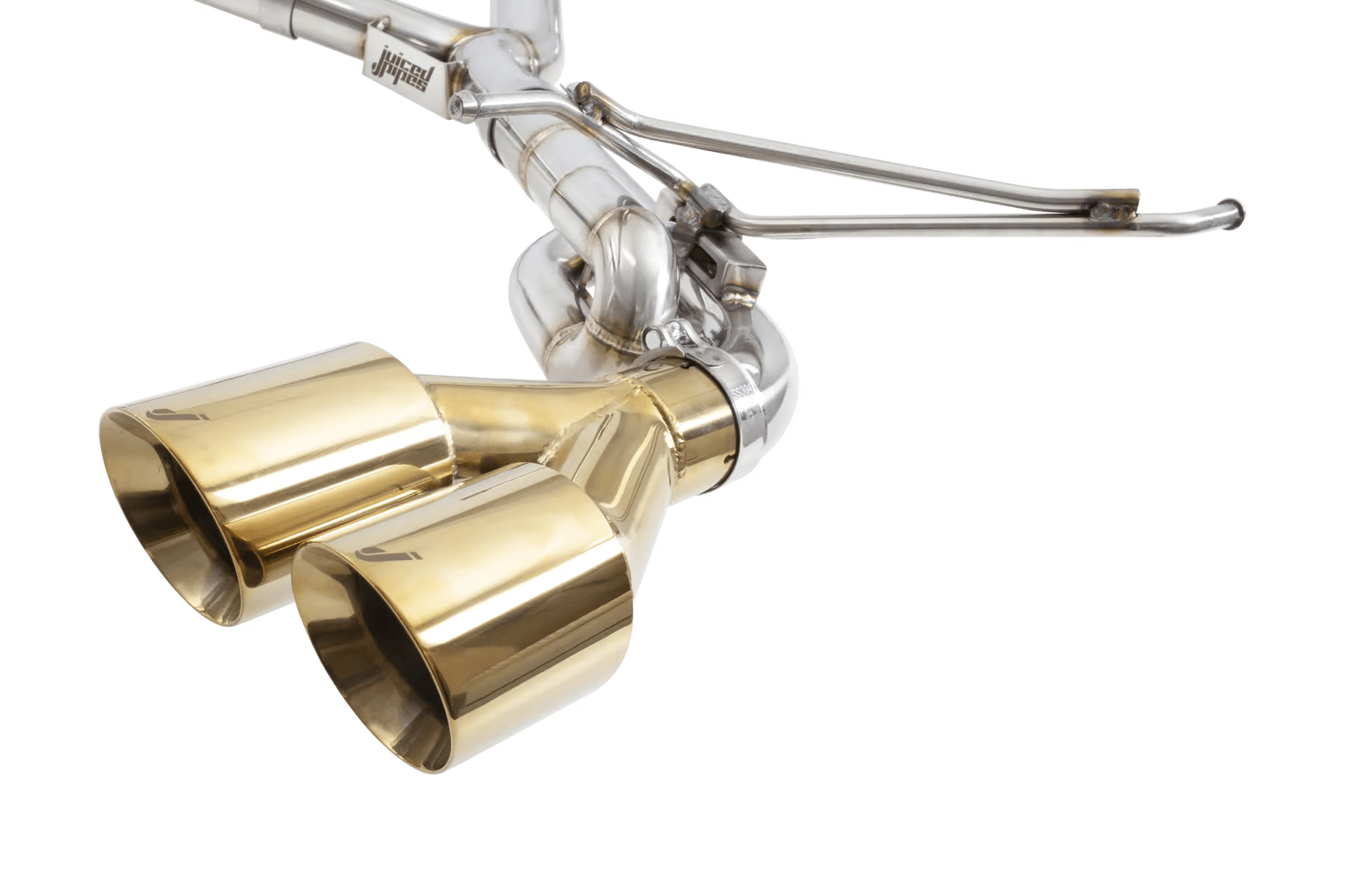 Juiced Pipes 3″ Gold Tip Catback Exhaust (WRX/STI 11-14 SEDAN)