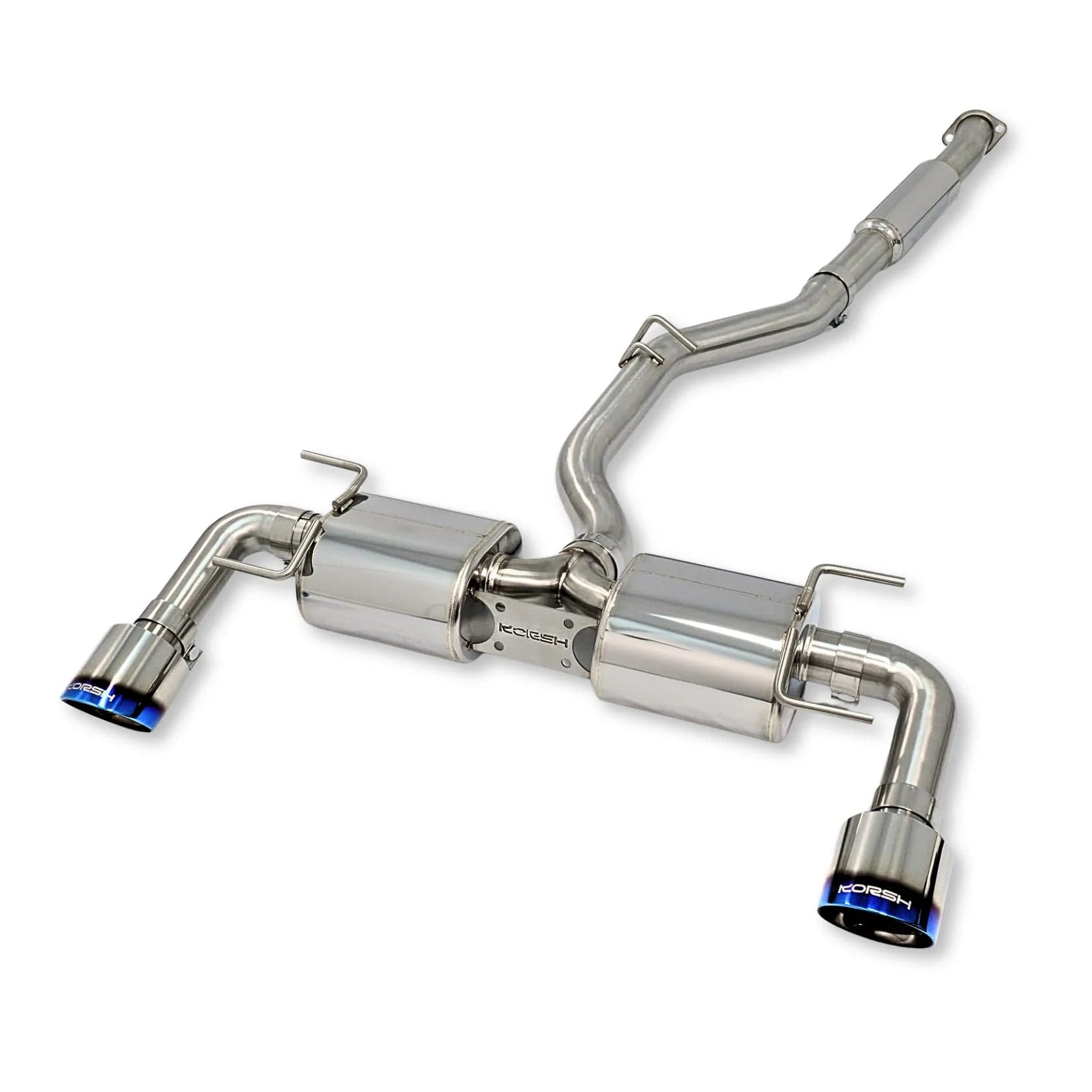 Korsh : Catback Exhaust (BRZ / 86) - Stainless Steel with Titanium Tips
