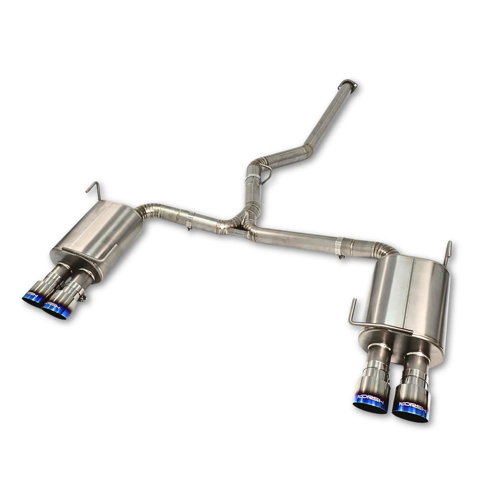 Korsh : Catback Exhaust (WRX/STi 15-21 VA Sedan) - Full Titanium with Titanium Tips