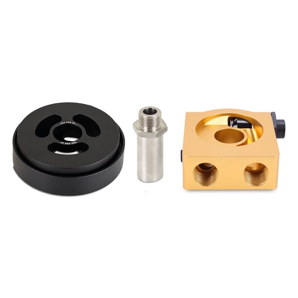 Mishimoto Thermostatic Sandwich Plate and Adapter - Gold Subaru BRZ/Toyota 86 12-21 MMOCA-BRZ-13T