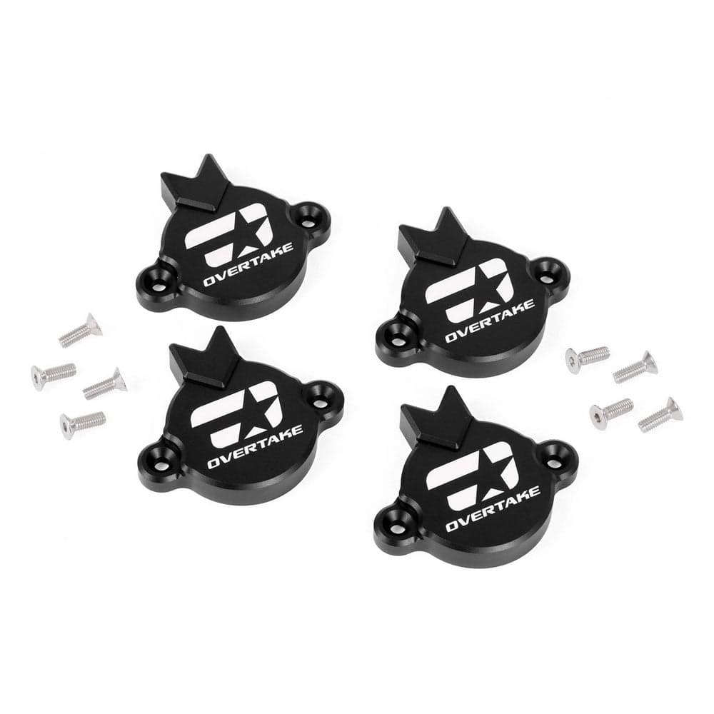 Overtake CNC Aluminium Cam Solenoid Covers Black