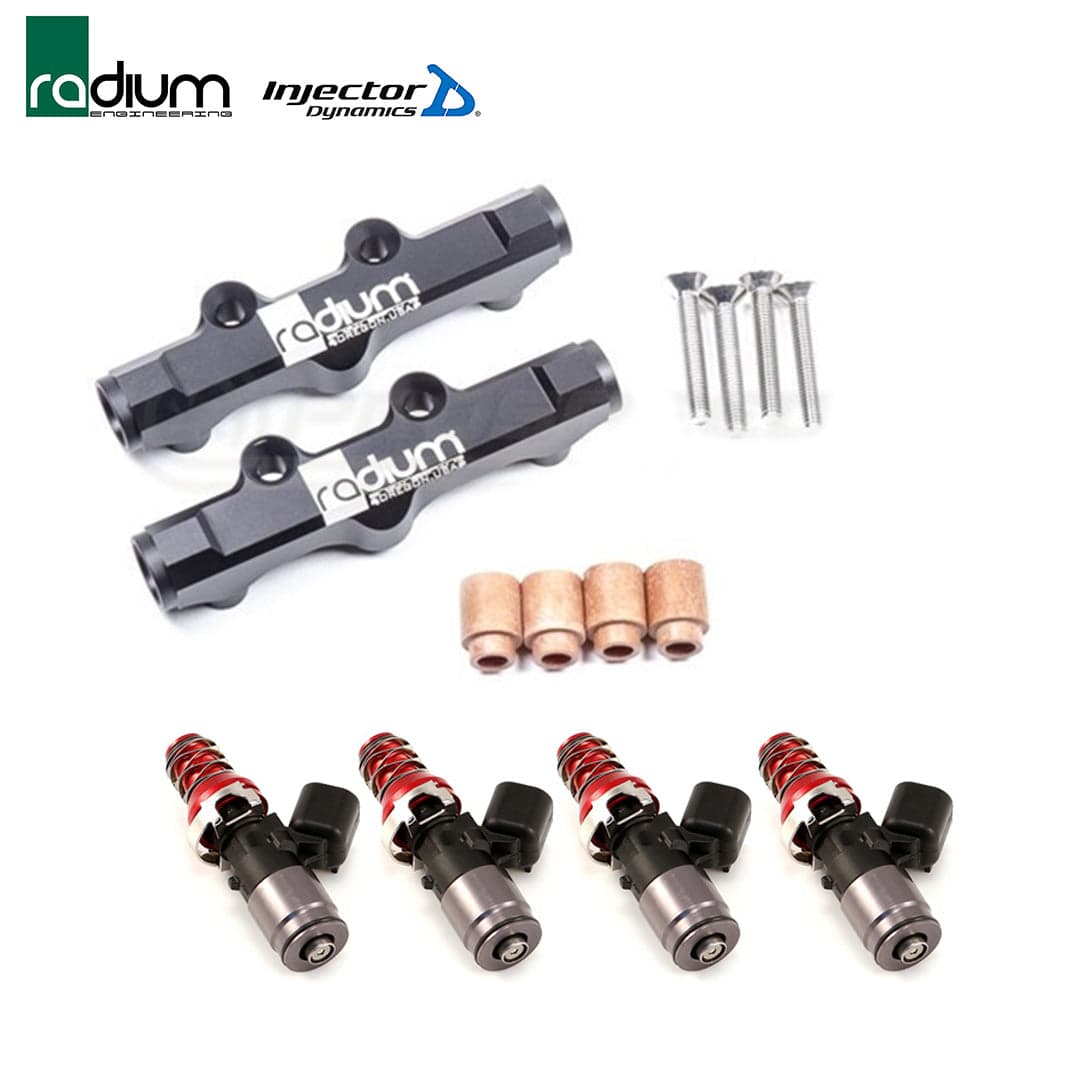 Radium/Injector Dynamics Fuel Upgrade Kit Subaru WRX 01-14/STI 01-21/FXT 04-13/LGT 06-09 PSR-1050-KIT-1