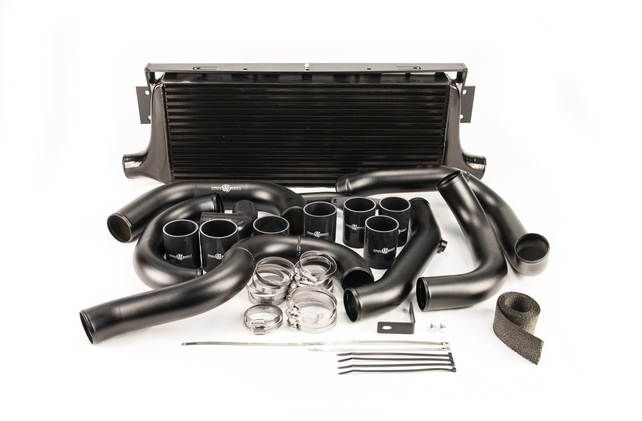 Process West - Front Mount Intercooler Kit (WRX/STi GD 06-07) - Black Core