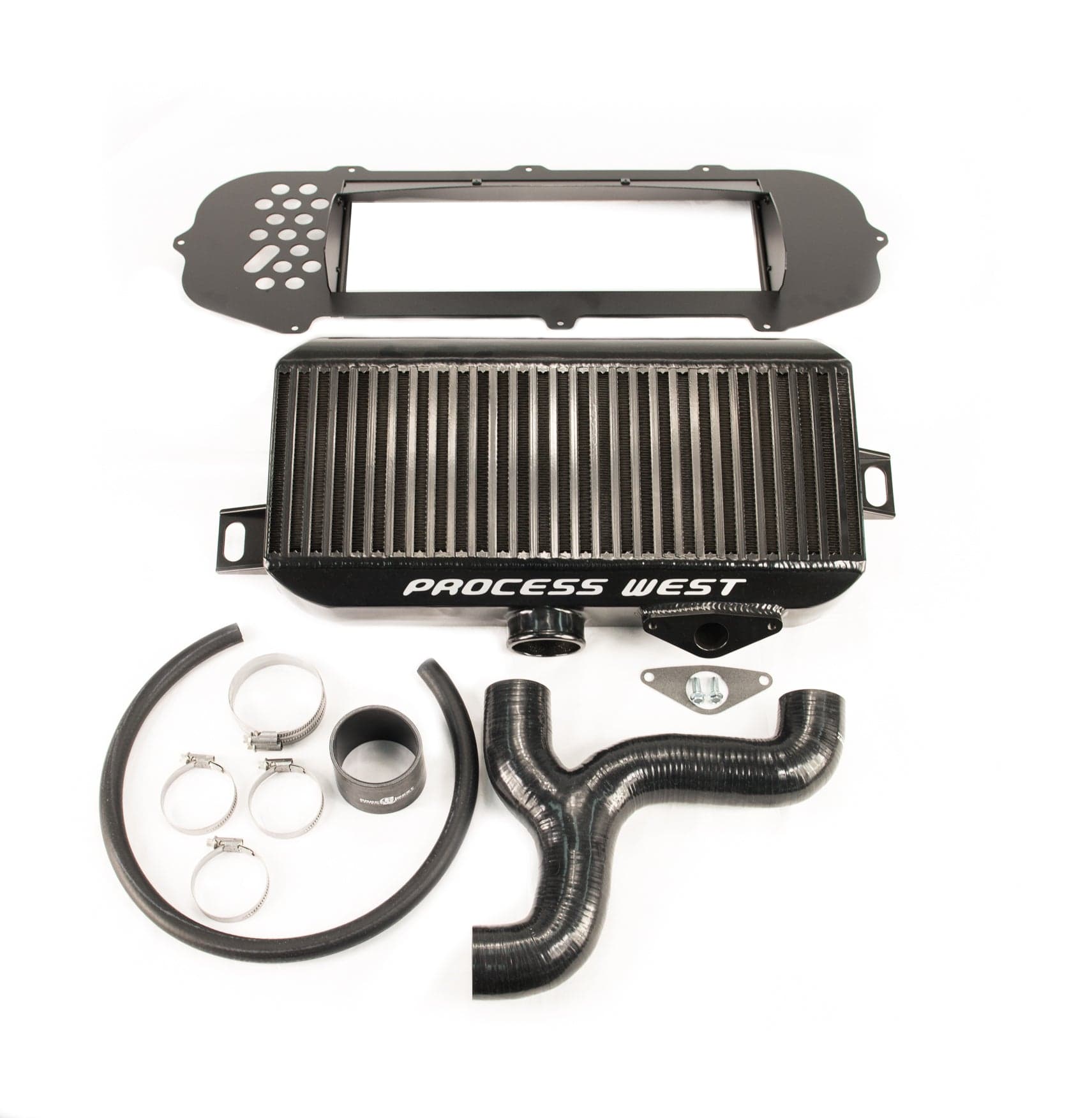 Process West - Top Mount Intercooler Kit (WRX GD 01-02) - Black Core