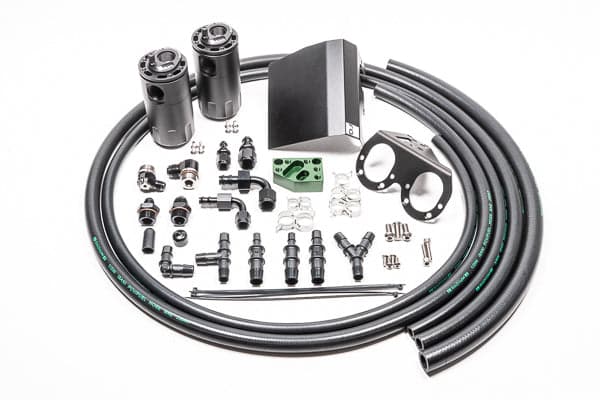 Radium Dual Fluid Lock Catch Can Kit LHD - Subaru WRX 01-14/STI 01-21