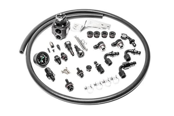 Radium Parallel Fuel Rail Plumbing Kit w/DMR RA Regulator - Subaru WRX 08-14/STI 08-21/FXT SH/LGT 07-14 (EJ20/EJ25)