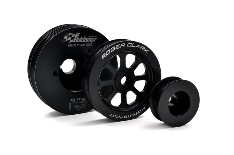 RCM Lightweight Ancillary Pulley Kit & Fluidampr w Air Con Subaru WRX/STI 92-00 RCM3736