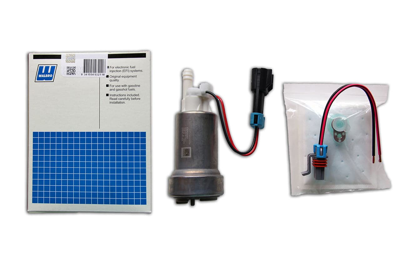 Walbro - 525 E85 Fuel Pump - F90000285 - 470 L/PH With Fitting Kit