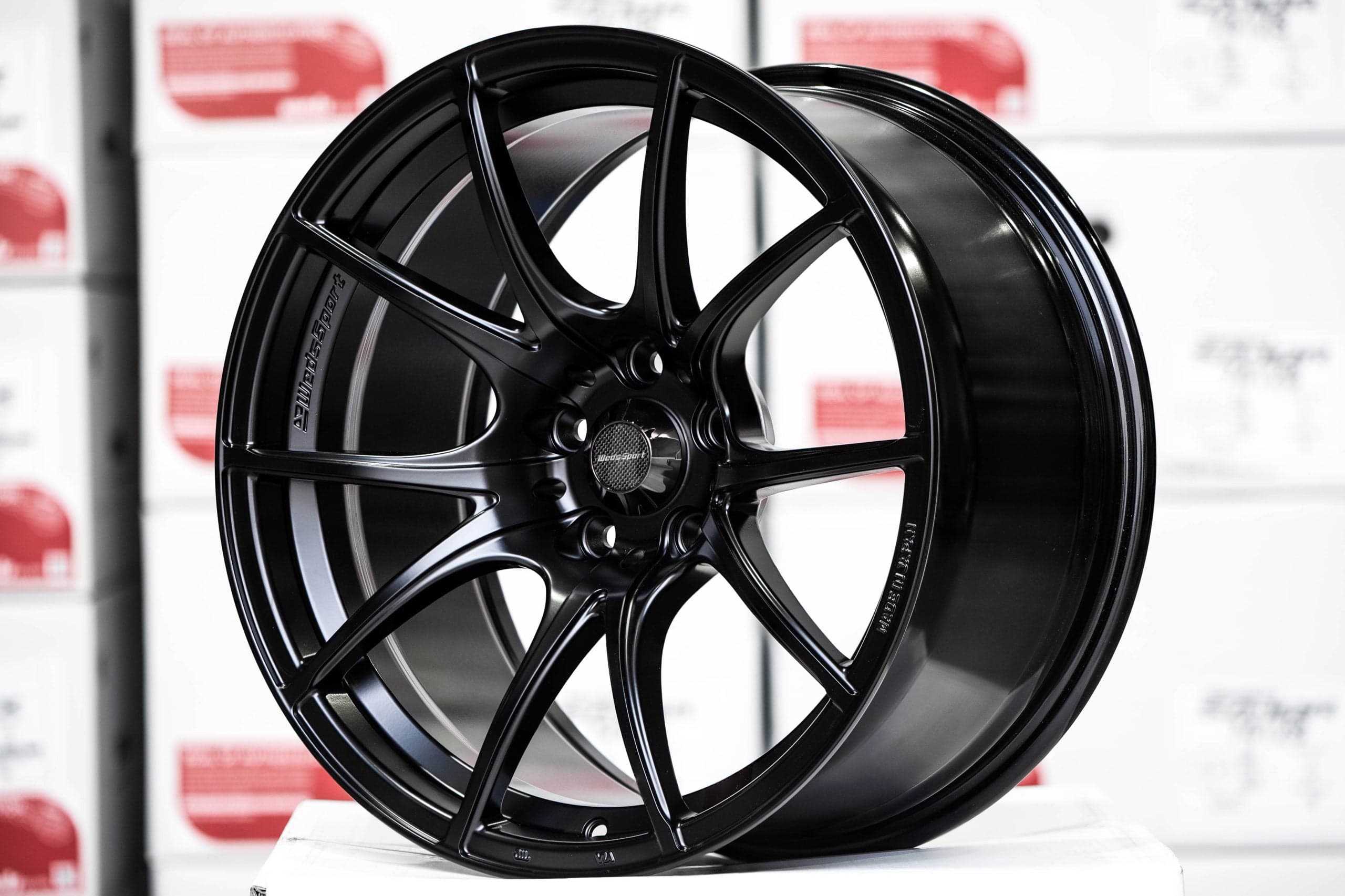 WedsSport - SA-10R-18×9.5 +22 - 5×114.3 - Matt Black