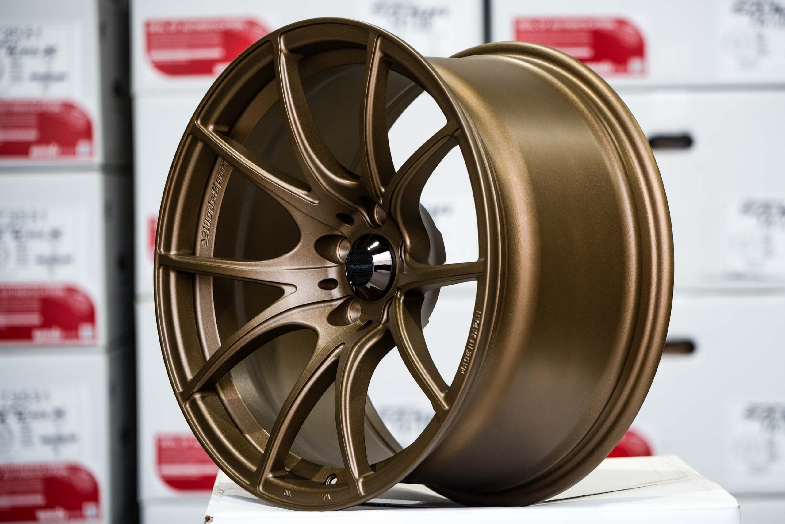 WedsSport - SA-10R-18×9.5 +22 - 5×114.3 - Titan Gold