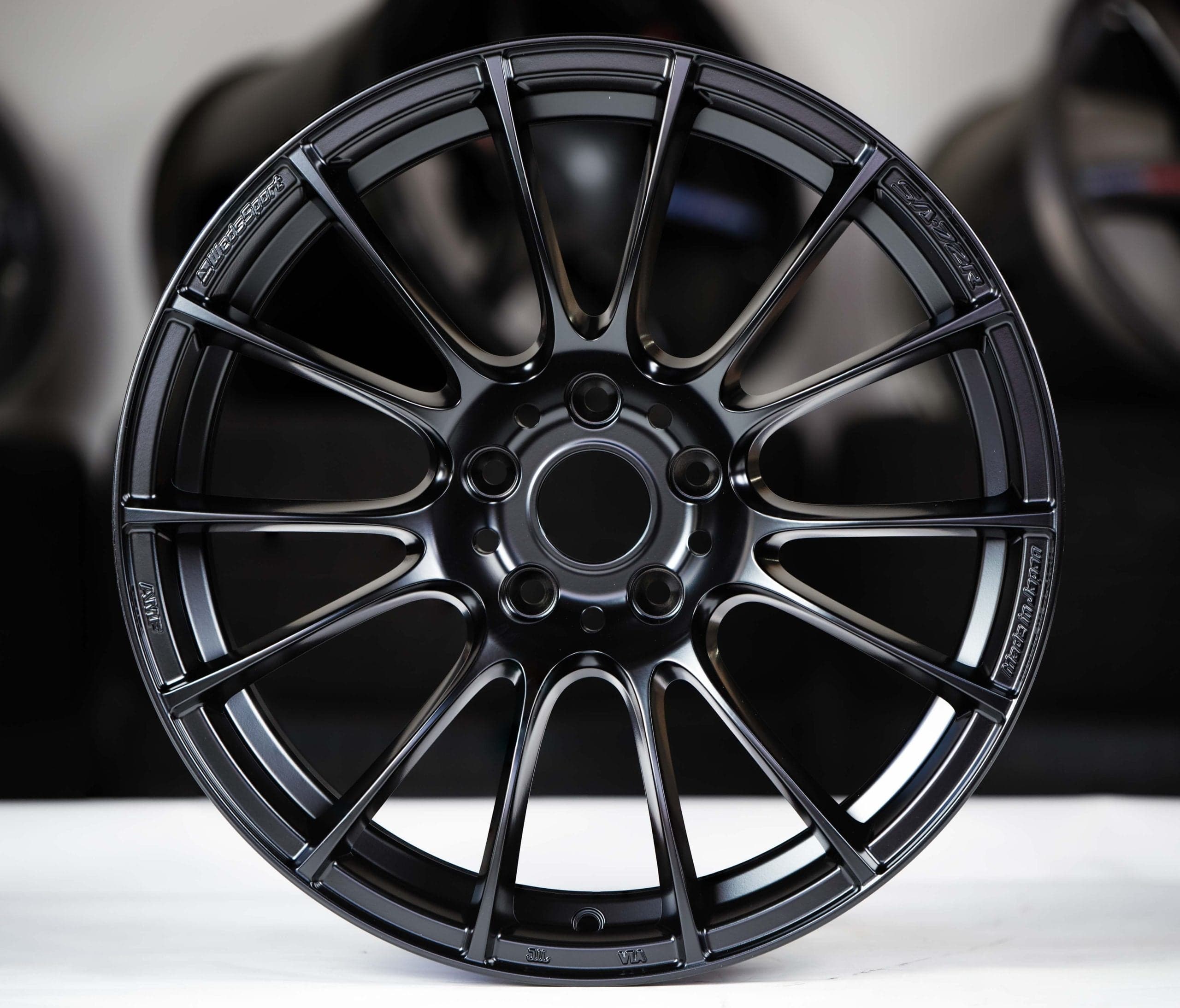 WedsSport - SA-72R -18×9.5 +38 - 5×114.3 - Matt Black