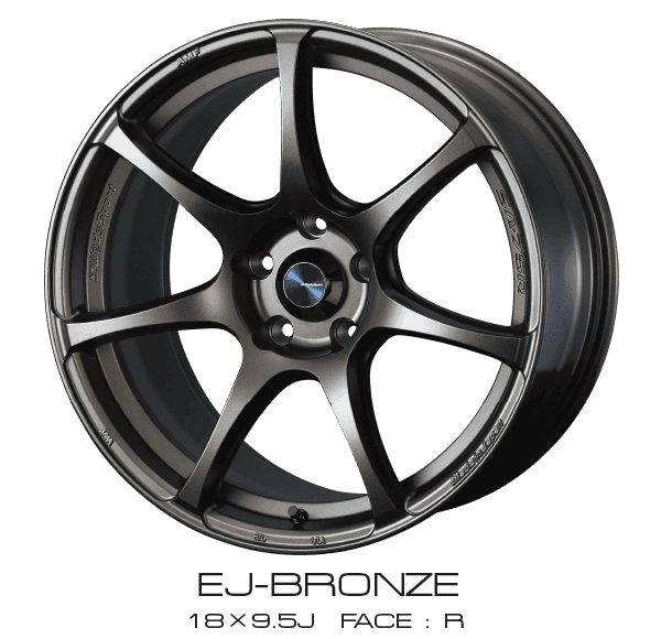WedsSport - SA-75R : 18×9.5 +38 : 5×114.3 : EJ-BRONZE
