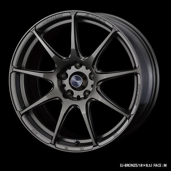WedsSport - SA-99R : 18×9.5 +38 : 5×114.3 : EJ BRONZE