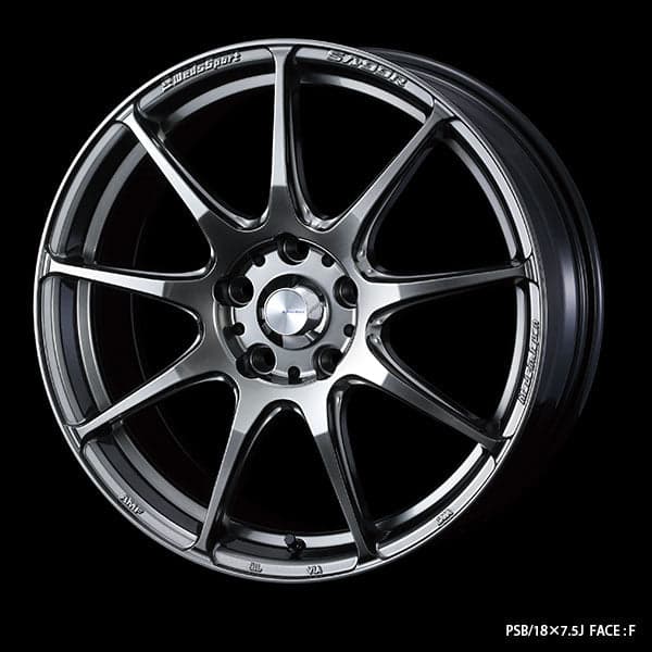 WedsSport - SA-99R : 18×9.5 +38 : 5×114.3 : PSB