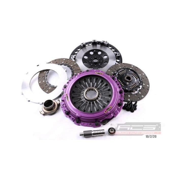Xtreme Clutch - Organic 230mm Rigid Twin Plate Clutch Kit with Flywheel - STi (01-20)